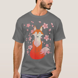 Camiseta Cherry Blossom Willife Amante de os animais Sakura