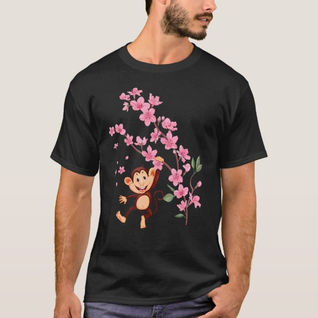 Camiseta Cherry Blossomo Cherryblossom Flor Japonês Árvore (Frente)