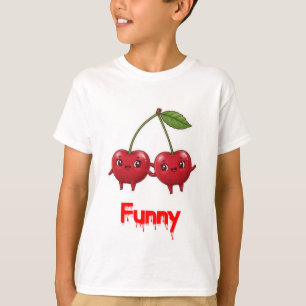 Camiseta Cherry Duo alegre para fruta infantil!