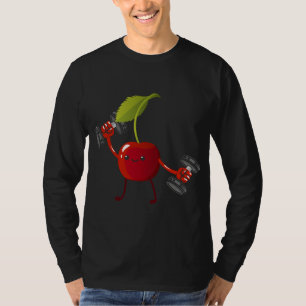 Camiseta Cherry, Fruta, Fato de Costume, Montagem de Arroz