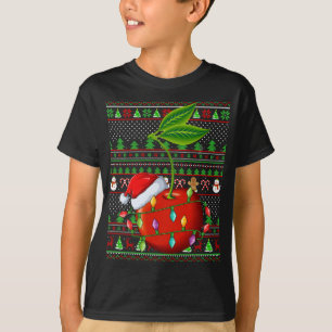 Camiseta Cherry Fruta Lover Family Correspondendo Feijão de