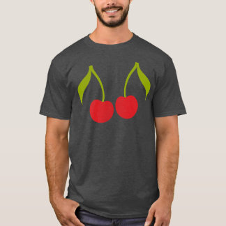 Camiseta Cherry fruta mar férias do sol do verão vegan doce