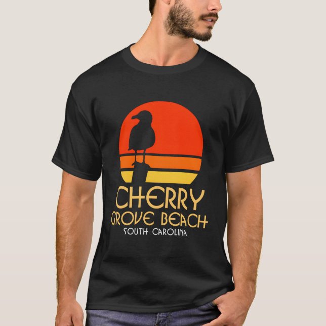 Camiseta Cherry Grove Beach Carolina do Sul (Frente)