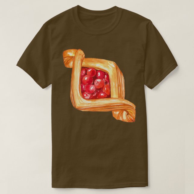 Camiseta Cherry Jam Danish Paery (Frente do Design)