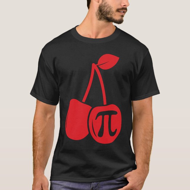 Camiseta Cherry Pi Day  Math Nerd Pie Teacher 3 14 Science (Frente)