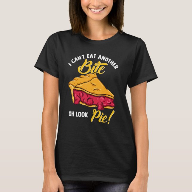 Camiseta Cherry Pie Não posso comer outra mordida (Frente)