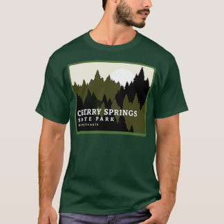 Camiseta Cherry Primavera State Park Pensilvânia Forest Sun