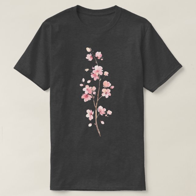 Camiseta Cherry Sakura ~ Floral Primavera (Frente do Design)