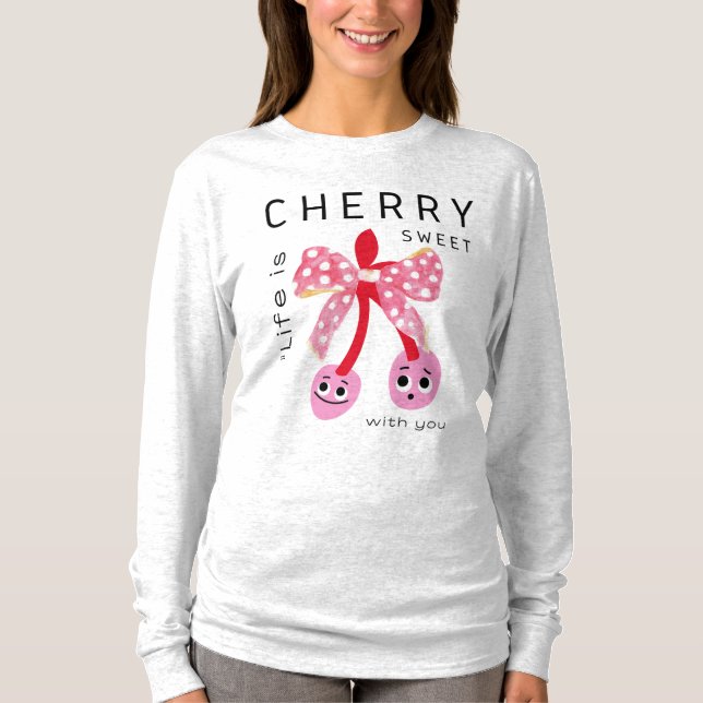 CAMISETA CHERRY SWEET (Frente)