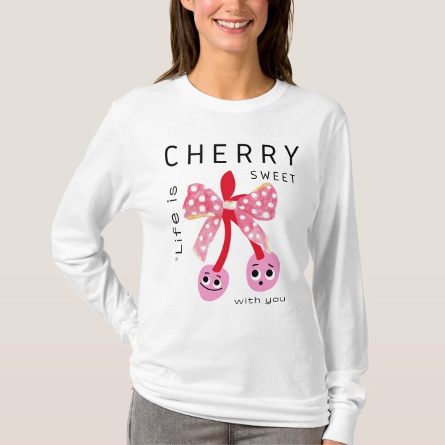 CAMISETA CHERRY SWEET (Frente)