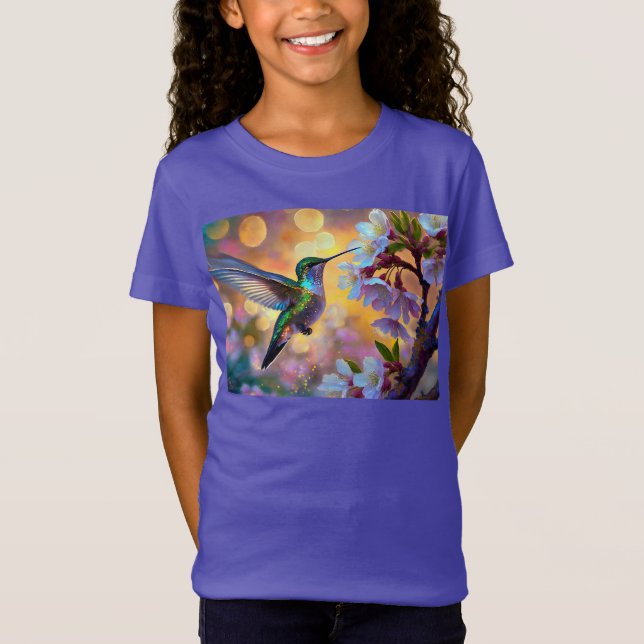 Camiseta Chersom Fantasy Sunrise Hummingbird (Frente)