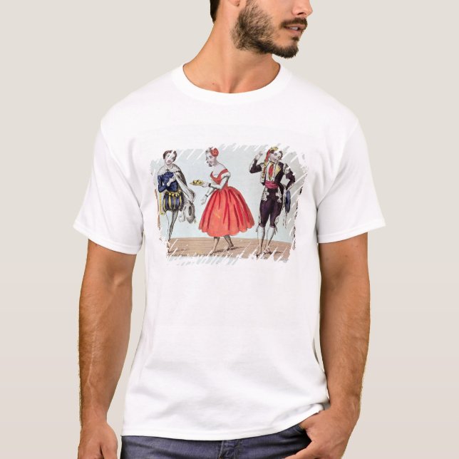 Camiseta Cherubino, Fanchette e Figaro (Frente)