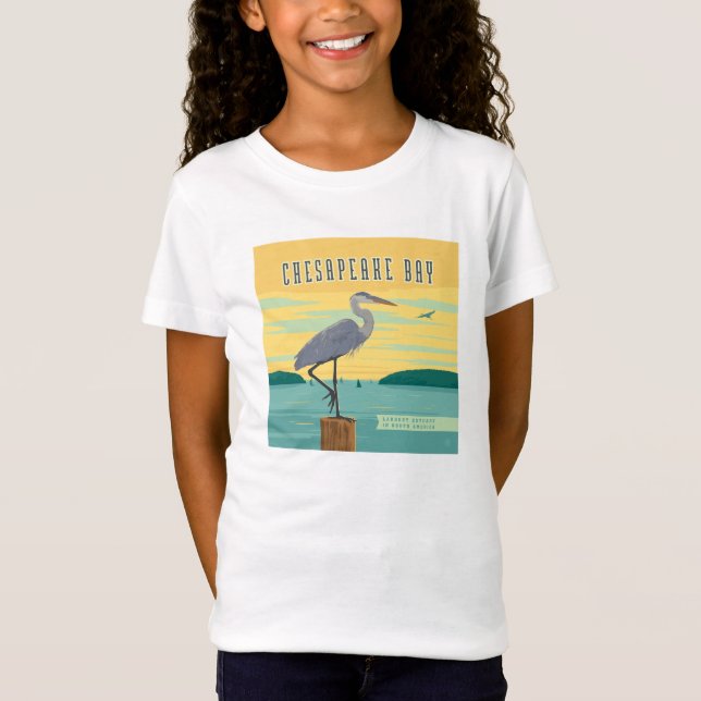 Camiseta Chesapeake Bay Largest Estuary In North America (Frente)