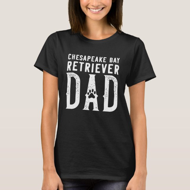 Camiseta Chesapeake Bay Retriever Dog Dad (Frente)