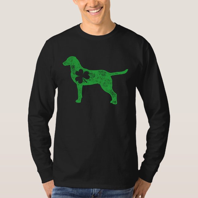 Camiseta Chesapeake Bay Retriever St Patrick s Day Boys Sha (Frente)