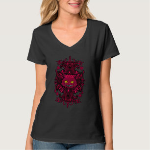 Camiseta Cheshire Cat Gótica Alice No País das Maravilhas