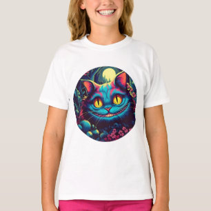 Camiseta Cheshire Cat Sorrindo Alice no País das Maravilhas