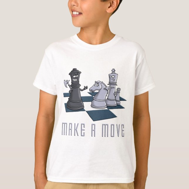 Camiseta chess, a make move (Frente)