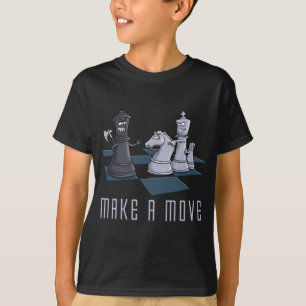 Camiseta chess, a make move