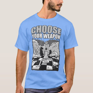 Camiseta Chess, até pega no elevador de torre, mano