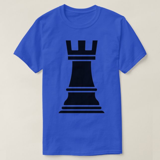 Camiseta Chess Castle Rook (Frente do Design)