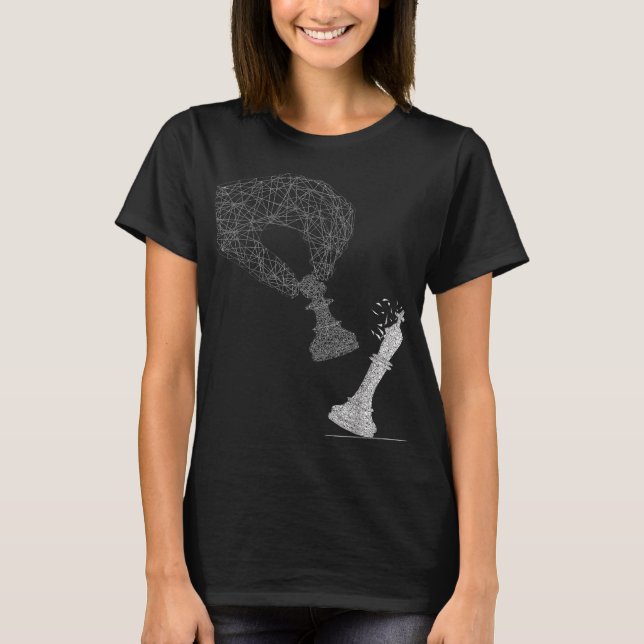 Camiseta Chess Checkmate Design Funny Player Piece Game (Frente)