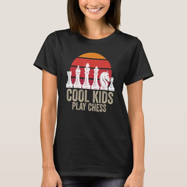 Camiseta Chess Chessboxing Chess Masters Cool Kids Play Che (Frente)