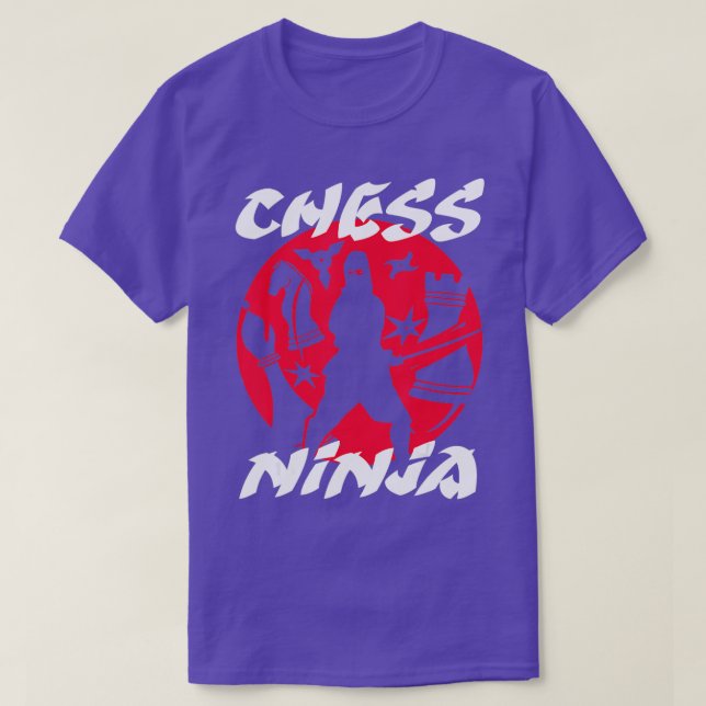 Camiseta Chess Chessmen Jogador de Xadrez Ventilador 8 (Frente do Design)