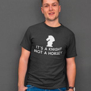 Camiseta Chess Engraçado É Um Cavaleiro Não Um Cavalo