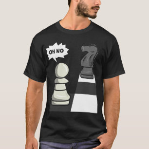 Camiseta Chess Engraçado Mover Cavaleiro Para Jogador De Xa