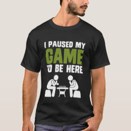 Camiseta Chess eu pausei meu jogo para ficar aqui engraçado