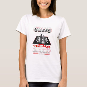 Camiseta Chess Funny cita Ditos Humorísticos
