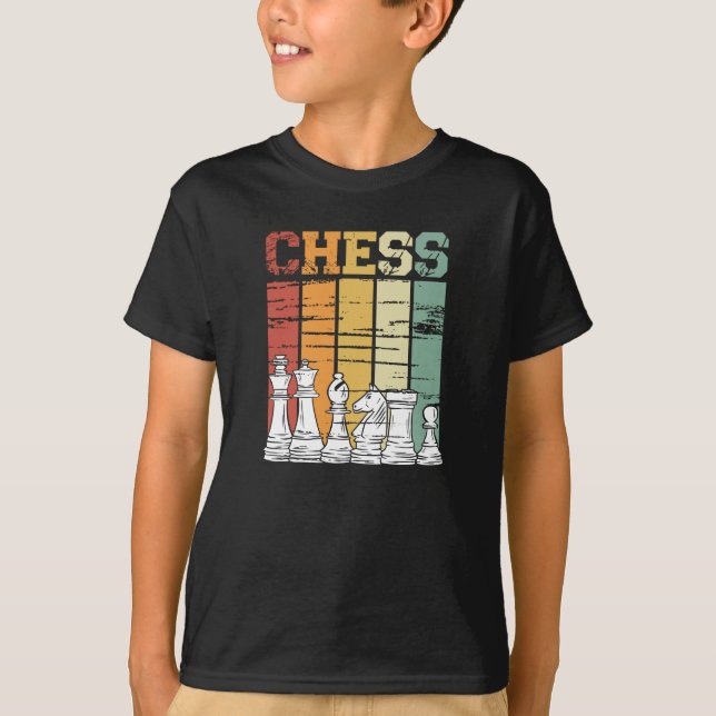 Camiseta Chess game retro vintage (Frente)
