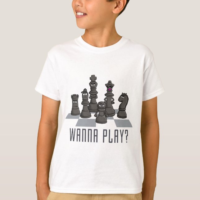 Camiseta chess gang they justamente wanna play (Frente)