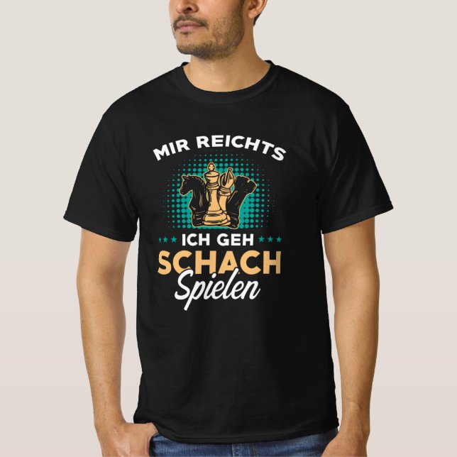 Camiseta Chess German Chess Player Gift (Frente)