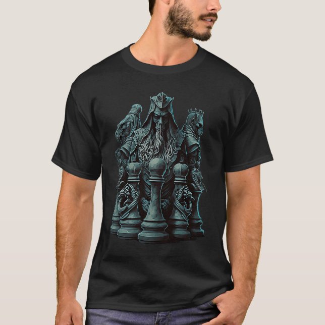 Camiseta Chess King Knight Bishop  Chess (Frente)