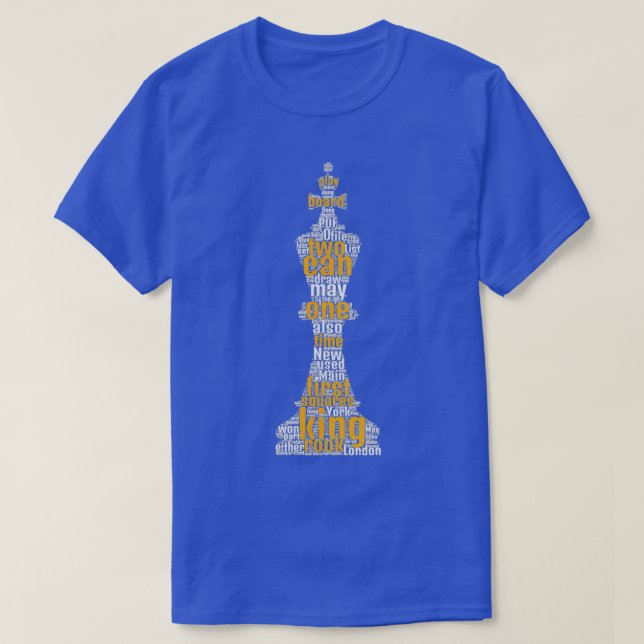 Camiseta Chess King Knight Táticas Jogo Rainha Checkmate Mo (Frente do Design)