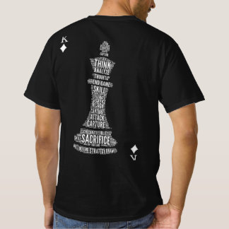 Camiseta chess king printed