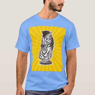 Camiseta Chess Knight Zebra