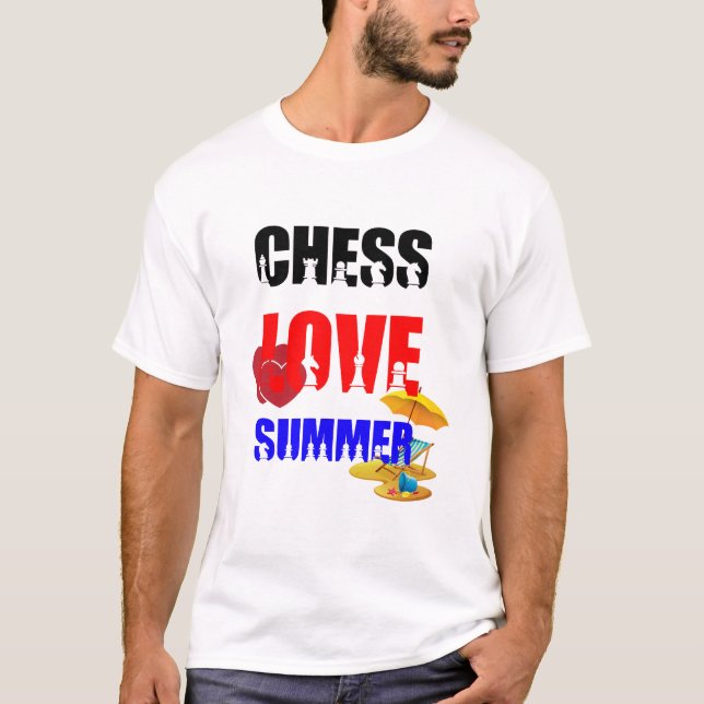 Camiseta Chess Love Summer (Frente)