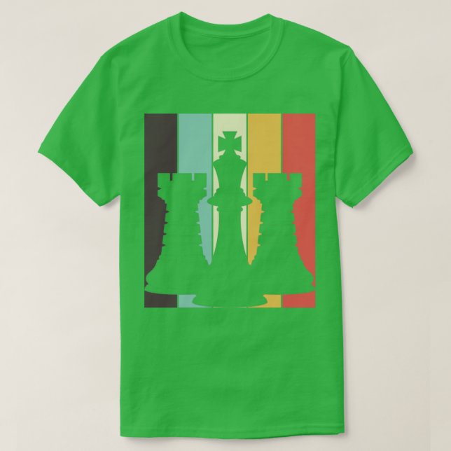Camiseta Chess Lover Chessman - Jogo do Conselho Retro (Frente do Design)