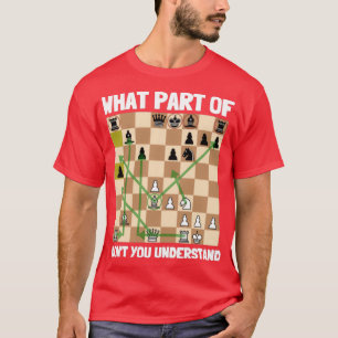 Camiseta Chess Master Chess Club amp 3 Way Chess Game (12)