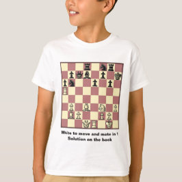 Camiseta Chess Mate Em 1 Quebra-cabeça nº 4
