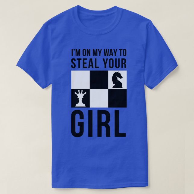 Camiseta Chess Memes Estou A Caminho De Roubar A Sua Rapari (Frente do Design)
