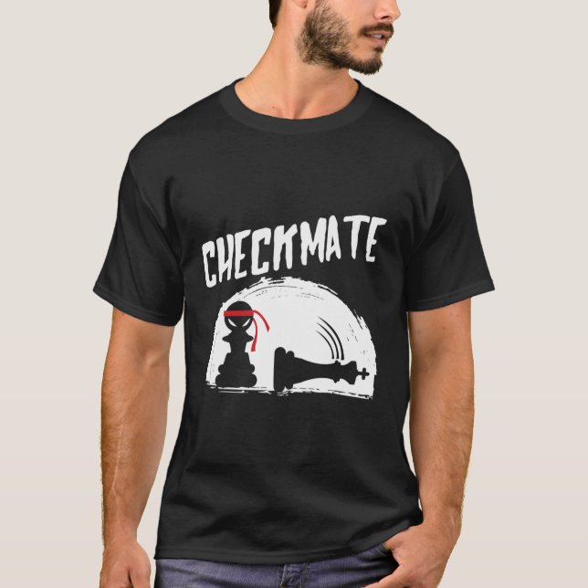 Camiseta Chess Ninja, Diversão Chessmaster Chess Lover Dese (Frente)