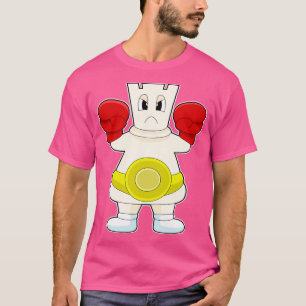 Camiseta Chess peça Rook Boxer