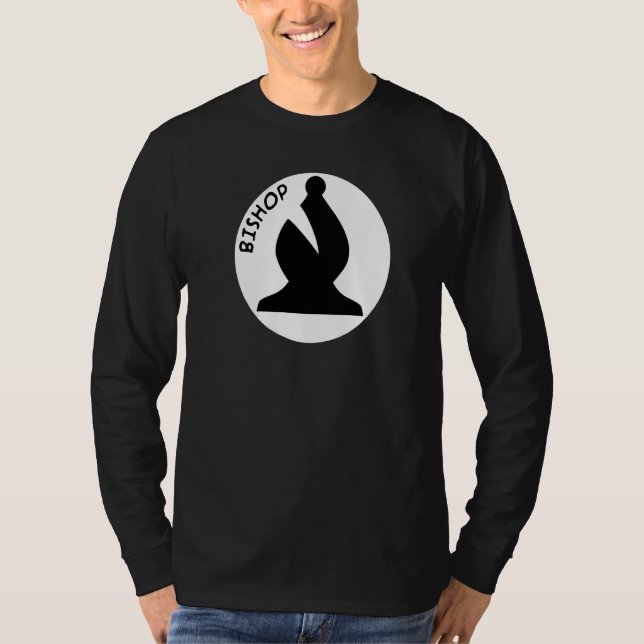 Camiseta Chess Peeds Black Bishop Chess Bishop Bishop Chess (Frente)