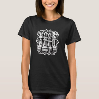 Camiseta Chess Piece Art Legal Design para Jogadores de Est