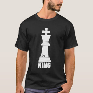 Camiseta Chess Piece Costume King - Treinador de xadrez