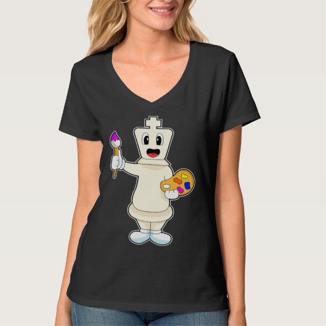 Camiseta Chess piece King Chess Board game (Frente)